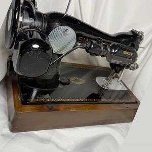 Vintage Black Sewing Machine